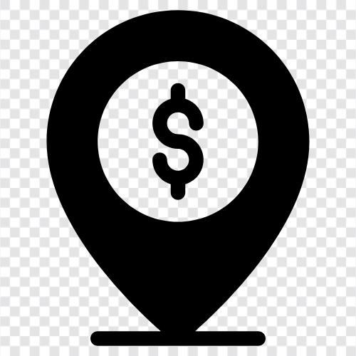 Location, Location Restaurants -Bars - icon svg