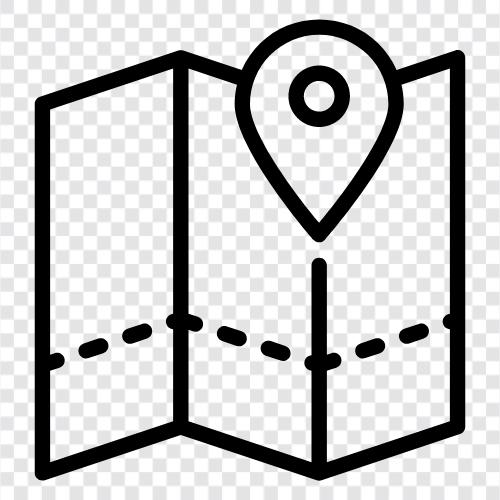 location, location. Schools, universities, businesses icon svg