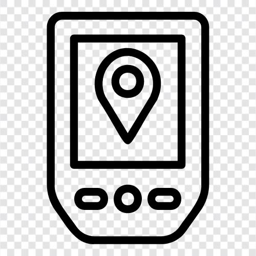 location, navigation, tracking, routes icon svg