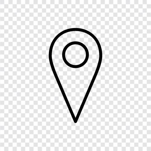 location, location. Businesses, offices, real estate icon svg