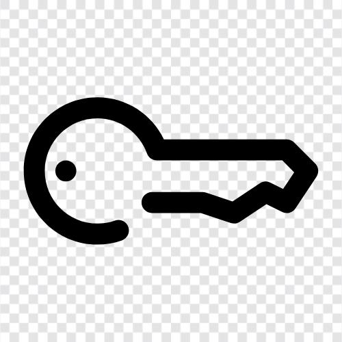 Sperre, Sicherheitsschlüssel, Sicherheit, Schlüssel symbol
