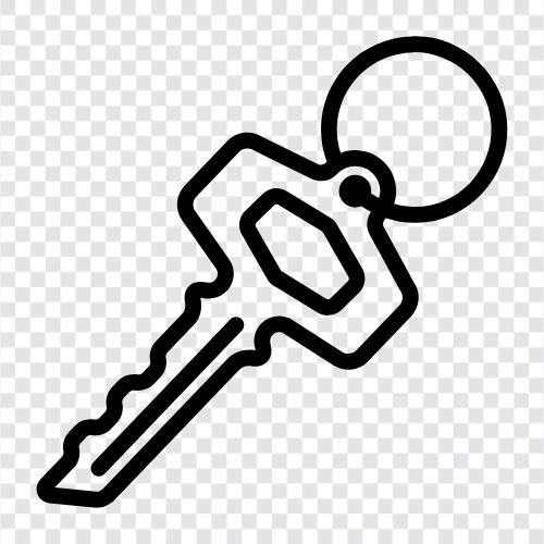 Lock, Key Holder, Security, Safe Key: a device icon svg