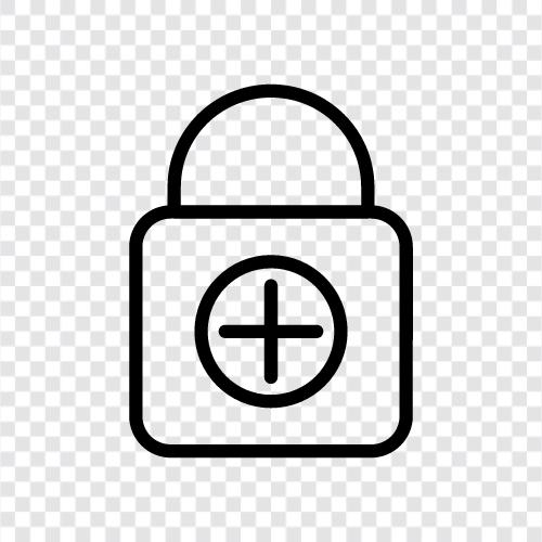 Lock, Security, Door, Lockbox icon svg