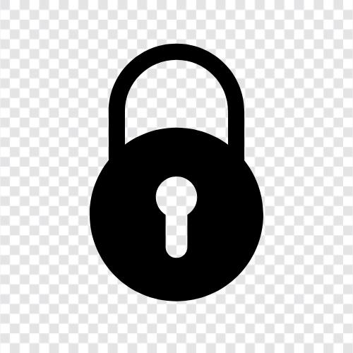 lock, lockbox, bolt, security icon svg