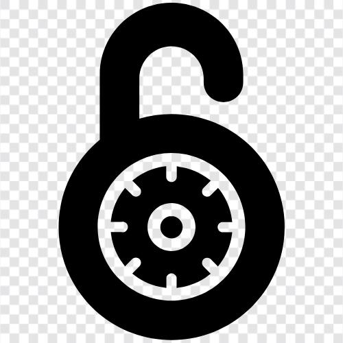 lock, security, door, key icon svg