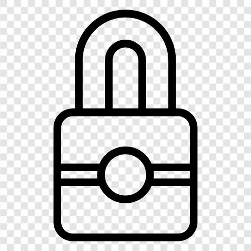 lock, locket, key, security icon svg