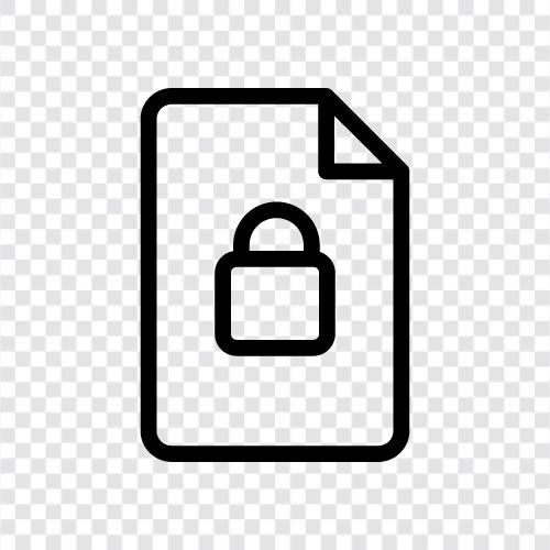 Lock file for mac, Lock file for windows, Password protect lock file, Lock file icon svg