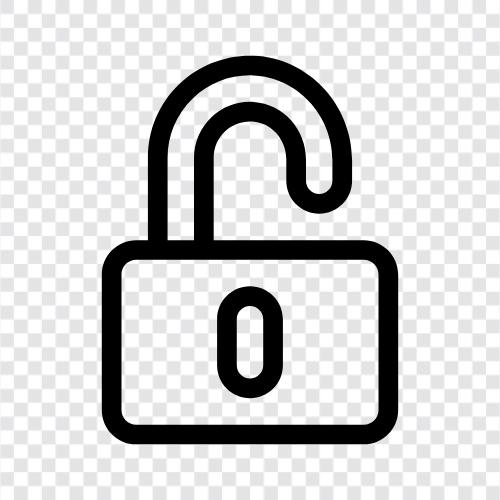 Lock open, Key open, Lock key, Key key icon svg