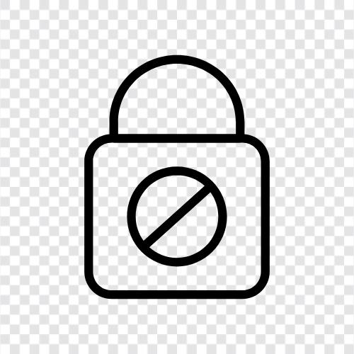 Lock Out, Lockout, Security, Alarm icon svg