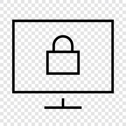 Locked File, Locked Folder, Locked Drive, Locked Computer System icon svg