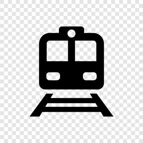 локомотивы, железные дороги, железнодорожные станции, железнодорожные линии Значок svg