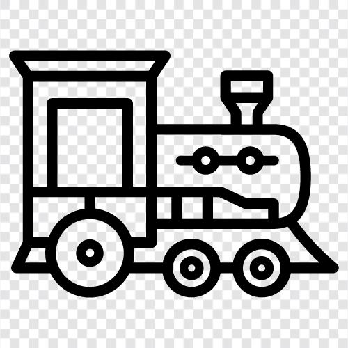 локомотив, железнодорожный транспорт, железнодорожная система, железнодорожный путь Значок svg
