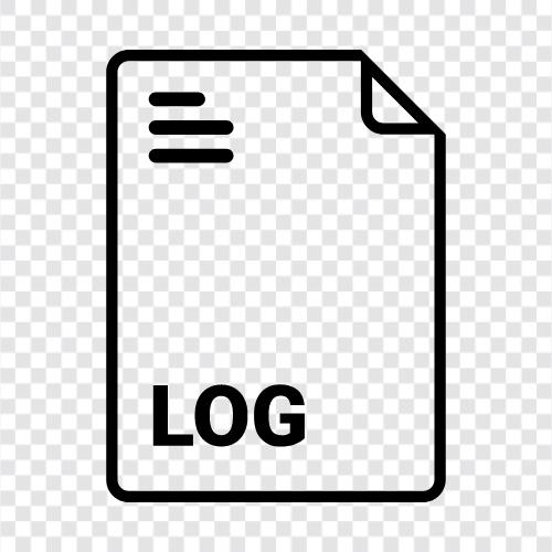 logging, system, performance, troubleshooting icon svg