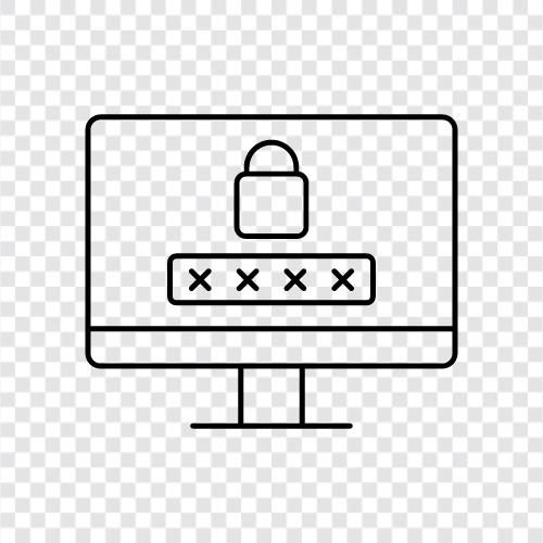 Login, Security, Encryption, Desktop Password icon svg