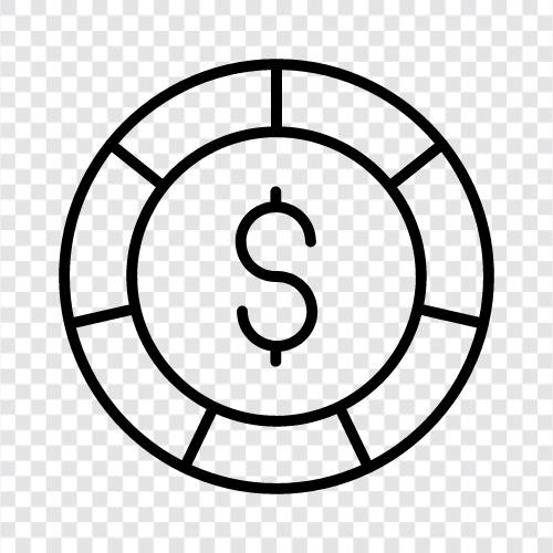 lottery, win, money, gambling icon svg