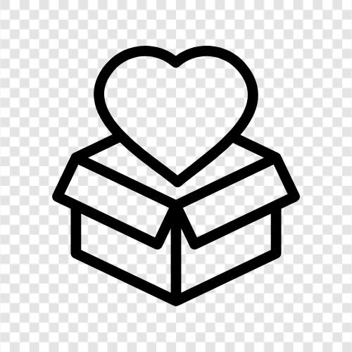 Love Boxes, Love Box icon svg