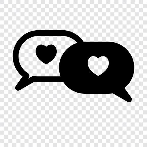 love chat rooms, love chat app, love, love chat icon svg