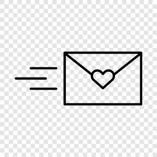 Любовные письма, любовные письма для неё, Love Letter Значок svg