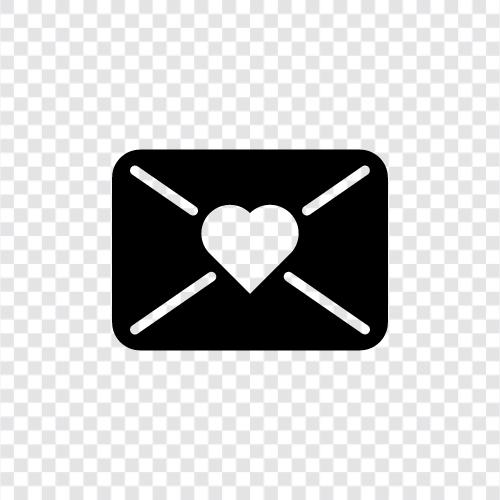 Love Letters, Romantic Letters, Love Notes, Sweet Notes icon svg