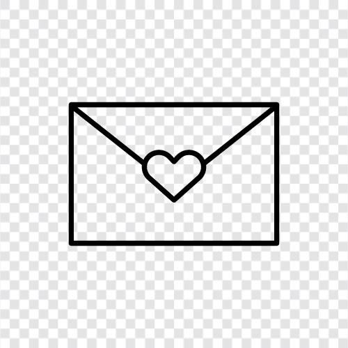 love letters, love words, love poems, love notes icon svg