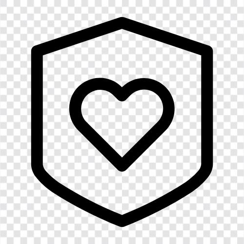 love, security, relationship, trust icon svg