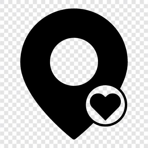 love map tumblr, love map print, love map druckbar, love symbol