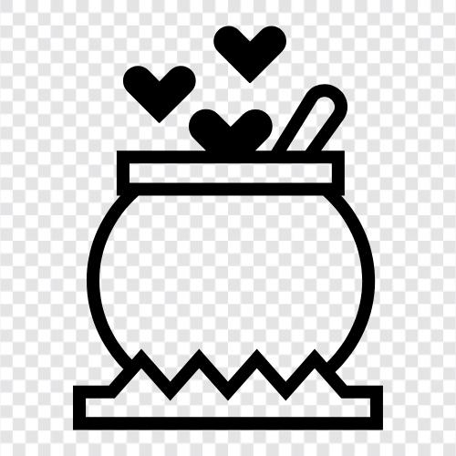 love potion effects, love potion recipe, love potion ingredients, love potion spell icon svg