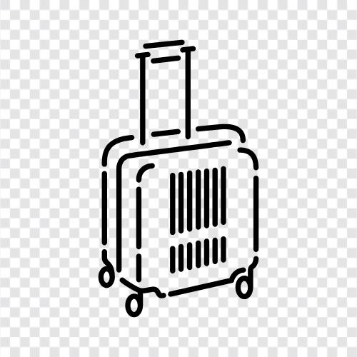 багаж, проезд, рюкзак, чемодан Значок svg