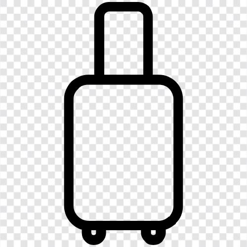 luggage, carryon, travel, backpack icon svg