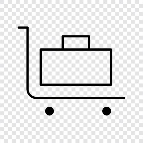 Gepäckträger, Koffer, Rucksack, Duffle Bag symbol