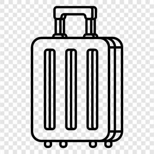 bagaj, seyahat, taşıma çantası, sırt çantası ikon svg