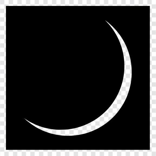 Mond, himmlisch, Astronomie, Nacht symbol