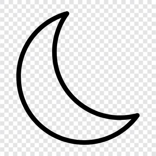 Mond, Astronomie, Raum, Planeten symbol