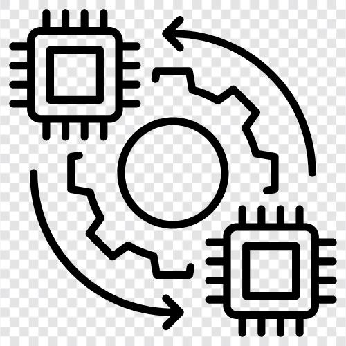 M2M, Maschine zu Maschine Kommunikation, Maschine zu Maschine Lernen, Maschine symbol