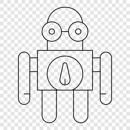 machine, automaton, droid, android icon svg