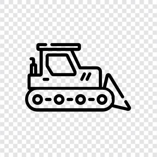 machine, construction, demolition, Excavator icon svg