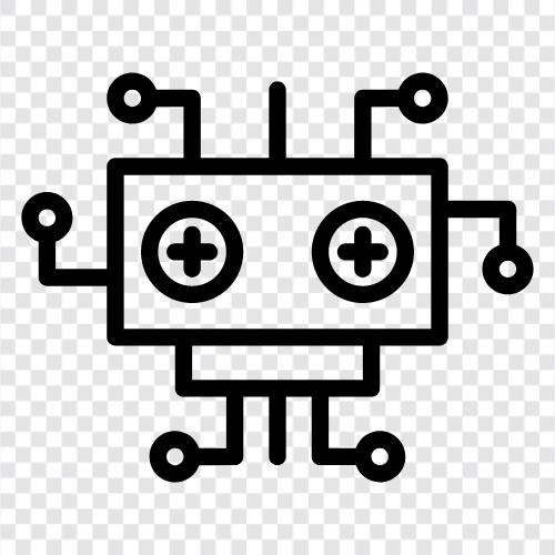 Maschinelles Lernen, Robotik, Data Science, Predictive Analytics symbol