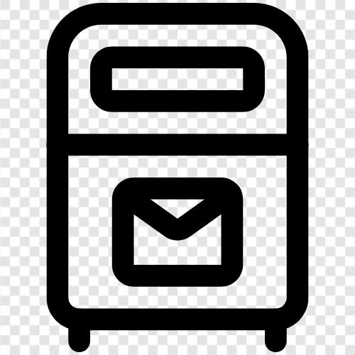Post, Postfach, Postfachservice, Postfachinstallation symbol