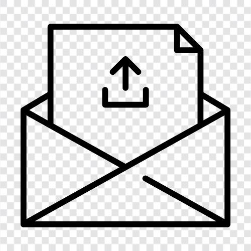 почтовые отправления, письма, пакеты, конверты Значок svg