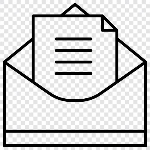 почтовые отправления, конверты Значок svg