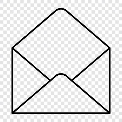 Mailing, Post, Briefumschlag, Briefkasten symbol