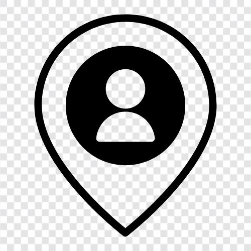 man location, man location pin, man location sticker, man location sticker maker icon svg