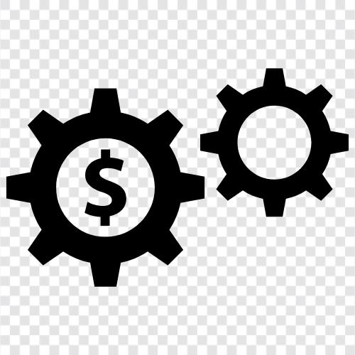 Management, Operations, Financials, Accounting icon svg