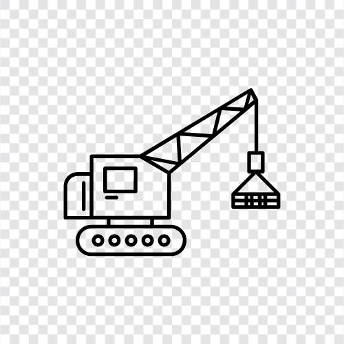 manufacturing, construction, machines, equipment icon svg