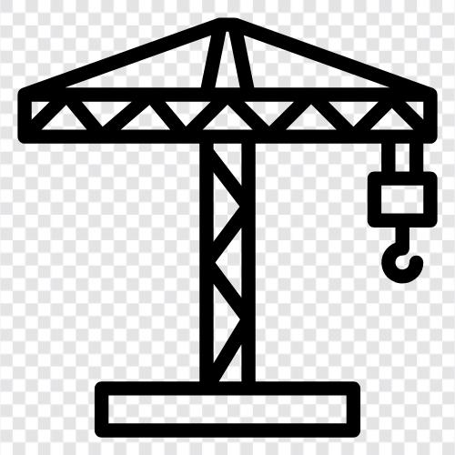 manufacturing, engineering, construction, heavy equipment icon svg