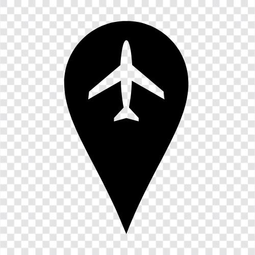 Map, location, points, route icon svg