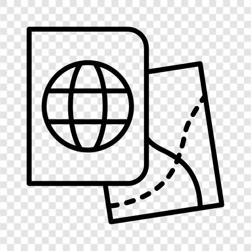 map, cartography, geography, atlas icon svg