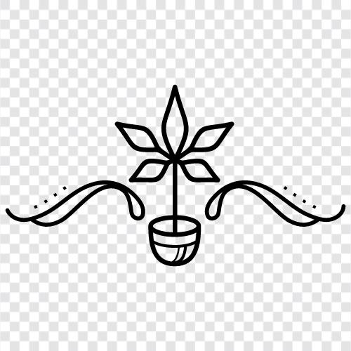 Marihuana, Unkraut, Topf, 420 symbol