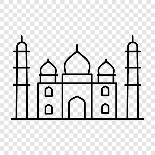 masjid, mosque, Islamic, Holy icon svg