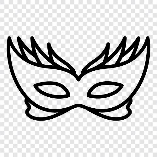 masks, fun, funny, funny party icon svg